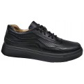 Кеди жіночі шкіряні чорні - 2308 black