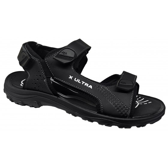 Сандалии мужские кожаные черные - Sandal №2513 black