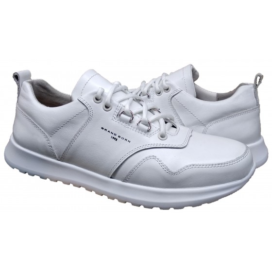 Кросівки жіночі шкіряні білі - M-2023 white PU