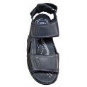 Сандалії чоловічі шкіряні чорні - A-8 black crazy leather