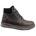 Ботинки зимние мужские кожа коричневый крейзи - N-82 Crazy Brown