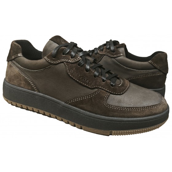 Кросівки чоловічі шкіряні - Sneakers 2519 brown suede