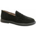 Лофери чоловічі шкіряні - 2509 black suede Лофери чоловічі шкіряні - 2509 black suede