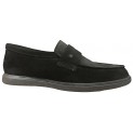 Лофер чоловічий шкіряний - 2609 black suede