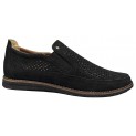 Туфлі чоловічі - 017 nubuck black perforation Туфлі чоловічі - 017 nubuck black perforation