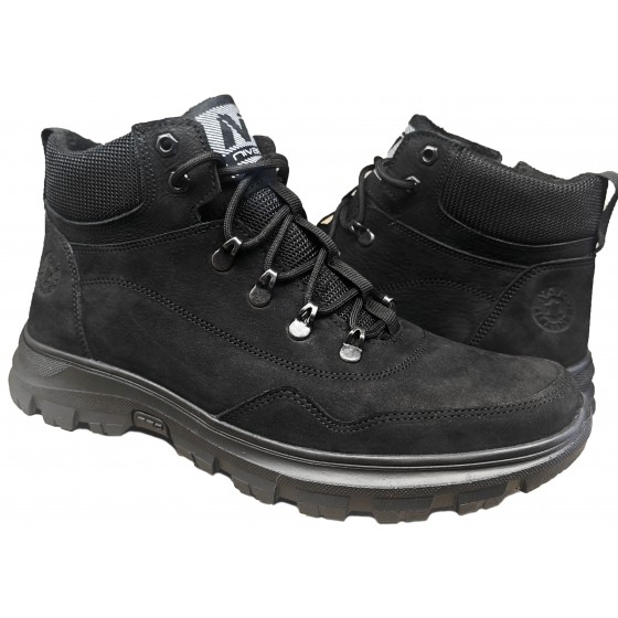 Черевики чоловічі шкіряні - 2526 hydrophobic nubuck