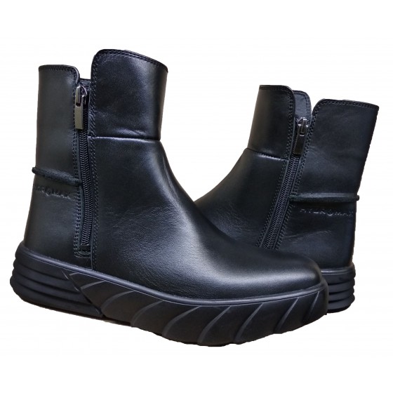 Черевики жіночі шкіряні чорні - 023 black