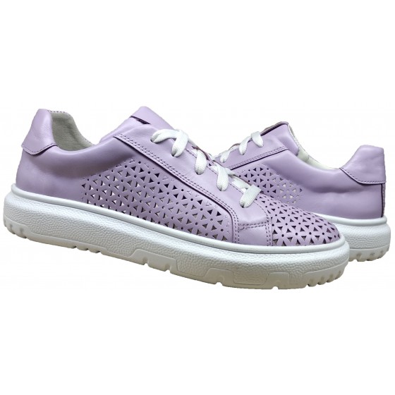 Кросівки жіночі шкіряні лаванда - M-26 lavender