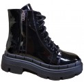 Черевики жіночі лакові - 026 black lacquer