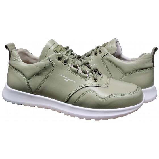 Кросівки жіночі шкіряні авокадо - Sneakers M-2023 avocado