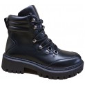 Черевики жіночі шкіряні - 024 black