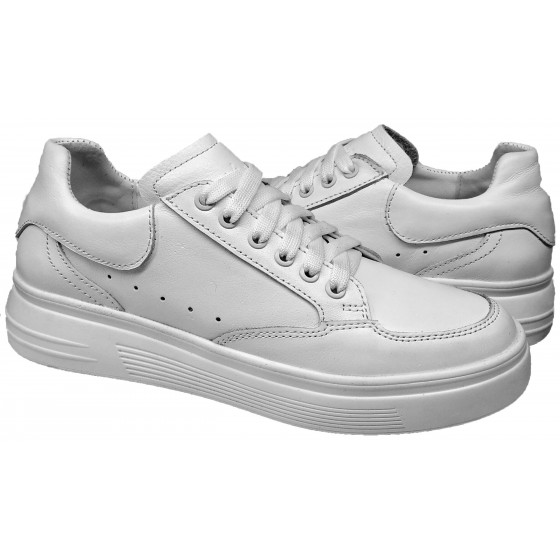 Кед жіночий шкіряний білий - M-27 white leather
