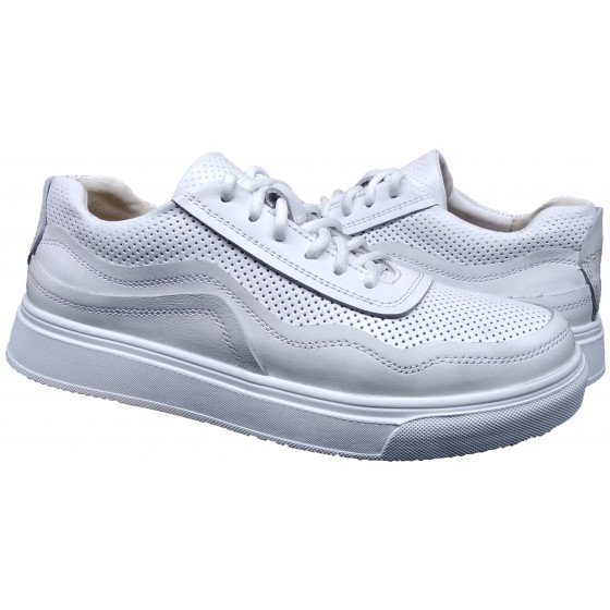 Кеди жіночі шкіряні білі - 2308 white