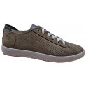 Туфлі чоловічі шкіряні лат нубук перфорація - 212 nubuck late