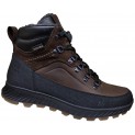 Черевики чоловічі шкіряні крейзі коричневий - 006 crazy brown + rubber