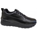 Кросівки жіночі шкіряні чорні  - M-30 black leather 