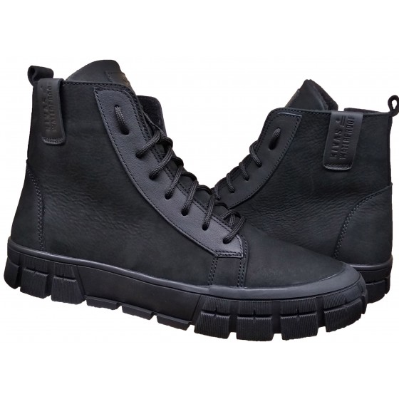 Черевики чоловічі шкіряні нубук гідрофобний - 008 nubuck hydrophobic