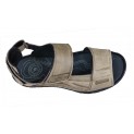 Сандалії чоловічі шкіряні оливкові - A-8 leather olive crazy